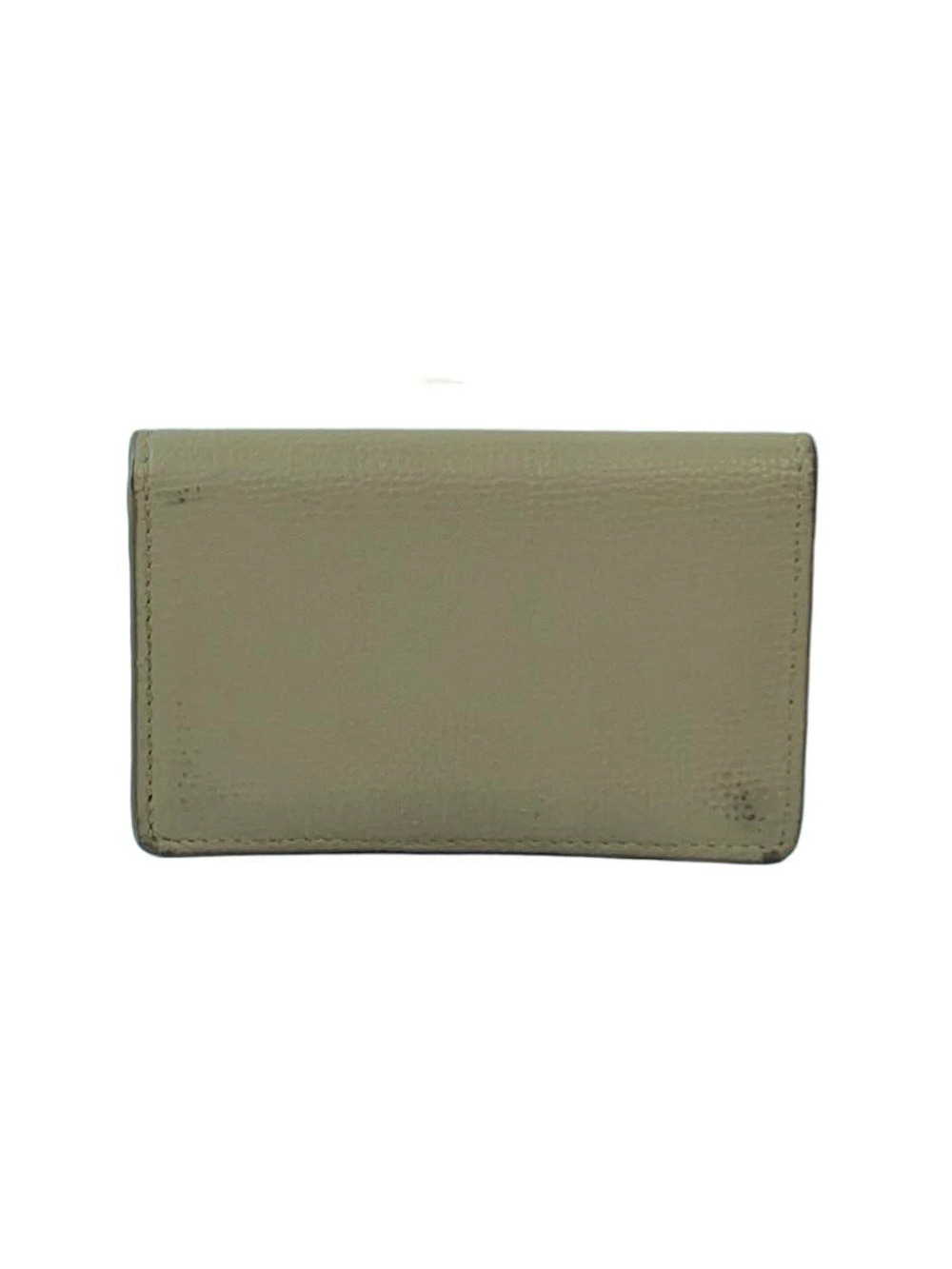Loewe Leather Cream Case Card Beige Wallet Cream Tan